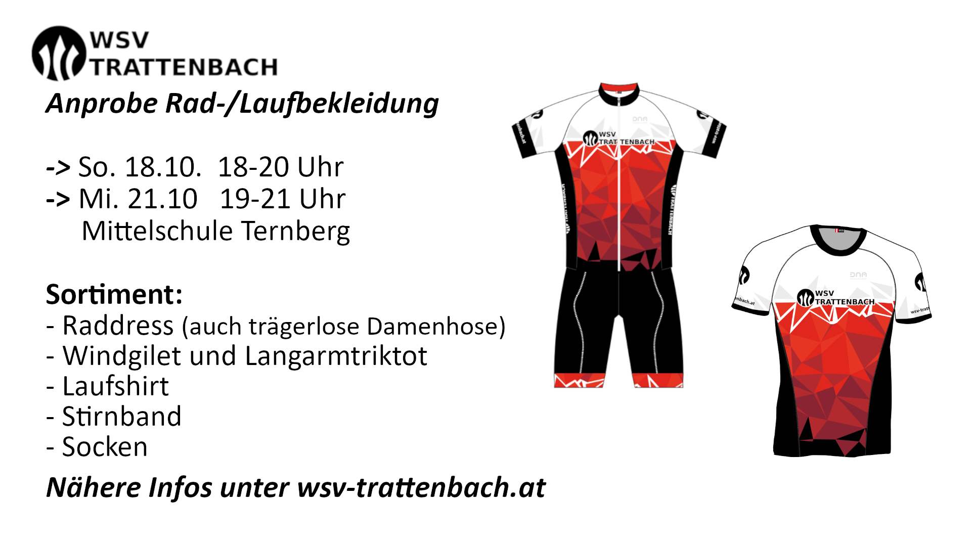 You are currently viewing Neue Rad-/Laufbekleidung